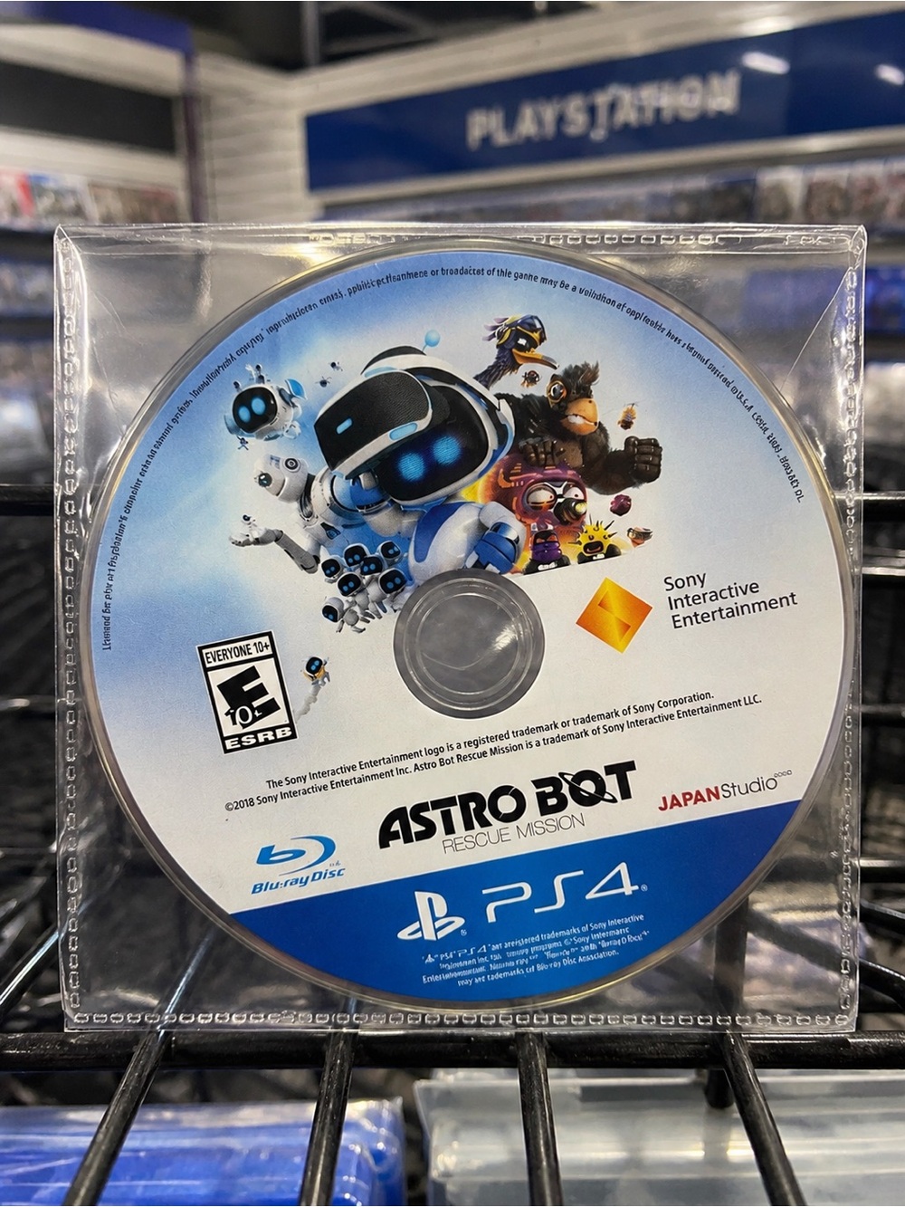 Astro Bot Rescue Mission PS4 PlayStation VR Disc Only